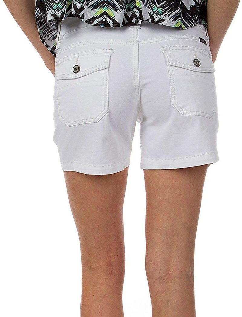 Unionbay Women's Darcy Stretch 5" Inseam Short Shorts, White, 17 - Image 2
